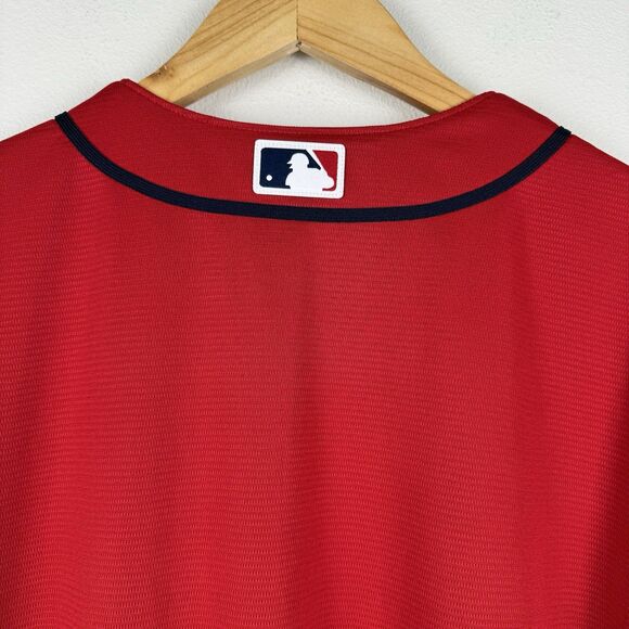 Nike Atlanta Braves Jersey Red Blank Size Small T770-AWDB 2024 New Dri-Fit - Picture 9 of 9